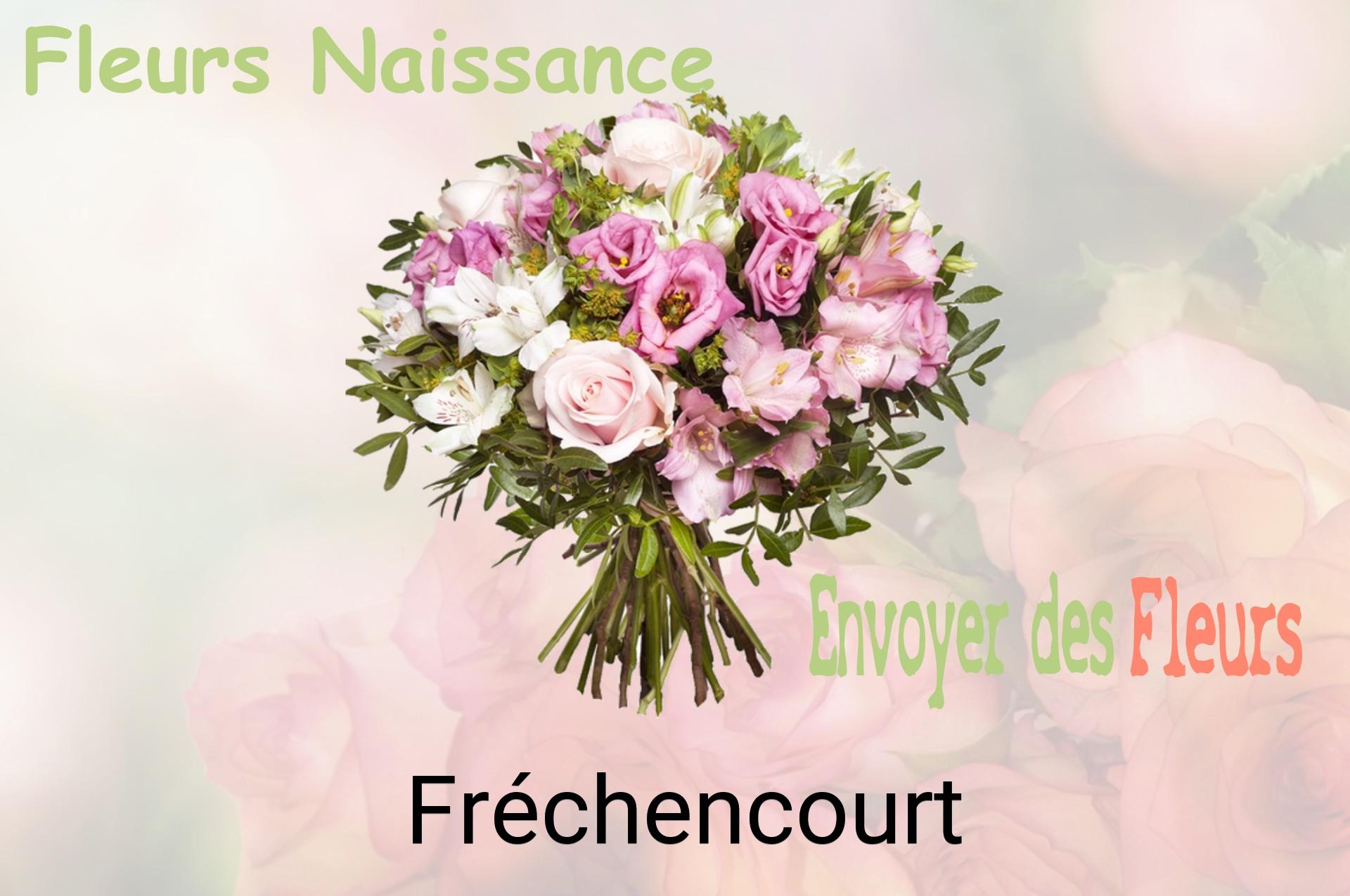 Bouquet de fleurs de naissance livré à Fréchencourt